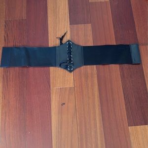small black corset accessory